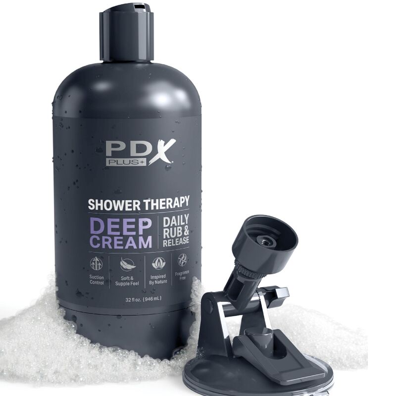 PDX PLUS - MASTURBATORE STROKER DESIGN DISCRETO IN BOTTIGLIA DI SHAMPOO CON CREMA PROFONDA - PDX PLUS+ | Lingerie Harness Boutique