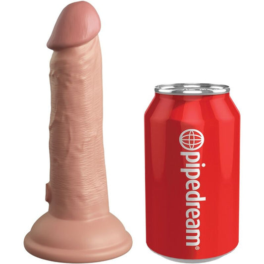 KING COCK - ELITE DILDO REALISTICO IN SILICONE 15.2 CM - KING COCK | Lingerie Harness Boutique