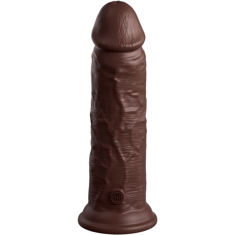 KING COCK - ELITE REALISTIC SILICONE DILDO 20.3 CM BROWN