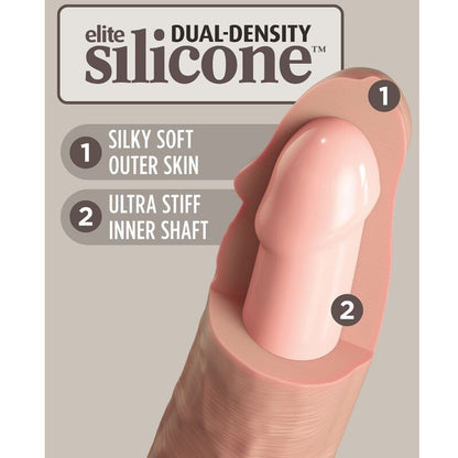 KING COCK - ELITE DILDO REALISTICO IN SILICONE 20.3 CM - KING COCK | Lingerie Harness Boutique