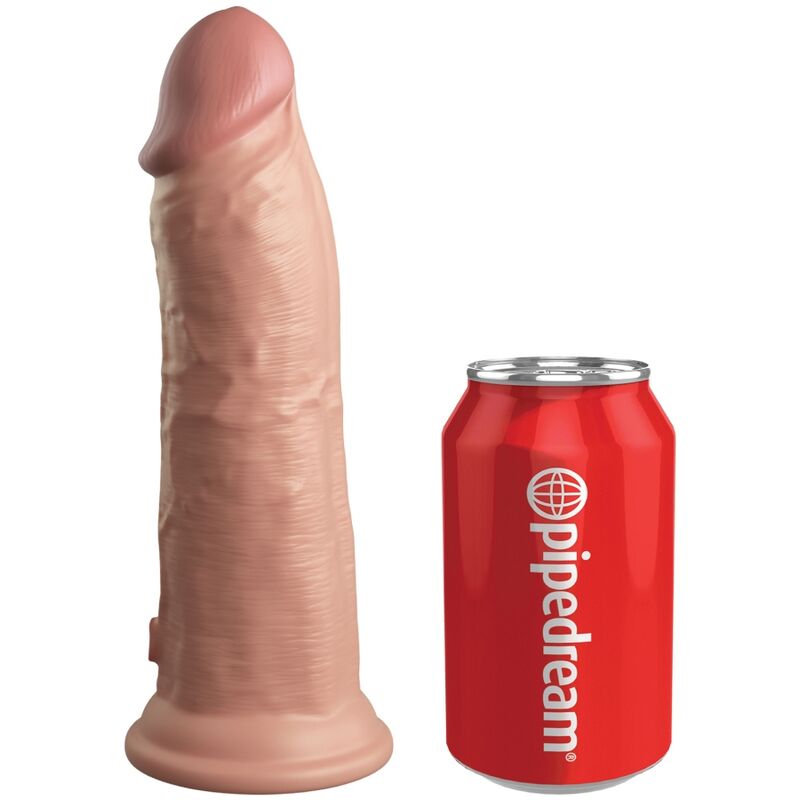 KING COCK - ELITE DILDO REALISTIC VIBRATING AND SILICONE 20.3 CM