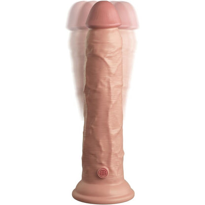 KING COCK - ELITE VIBRATOR REALISTIC DILDO AND REMOTE CONTROL IN SILICONE 23 CM