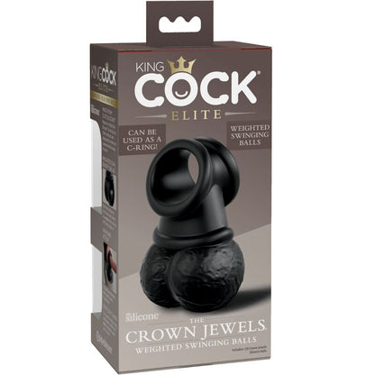 KING COCK - ELITE SILICONE TESTICLE RING