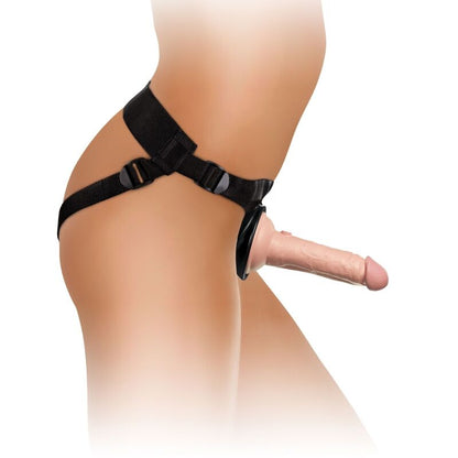 KING COCK - ELITE IMBRAGATURA REGOLABILE CON DILDO 15.2 CM PER PRINCIPIANTI - KING COCK | Lingerie Harness Boutique