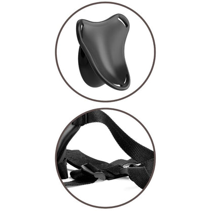 KING COCK - ELITE IMBRAGATURA REGOLABILE CON DILDO 15.2 CM PER PRINCIPIANTI - KING COCK | Lingerie Harness Boutique