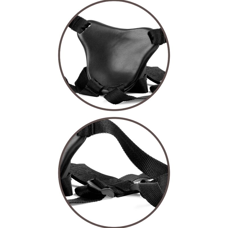 KING COCK - ELITE COMODA IMBRACATURA REGOLABILE CON DILDO 17.8 CM - KING COCK | Lingerie Harness Boutique