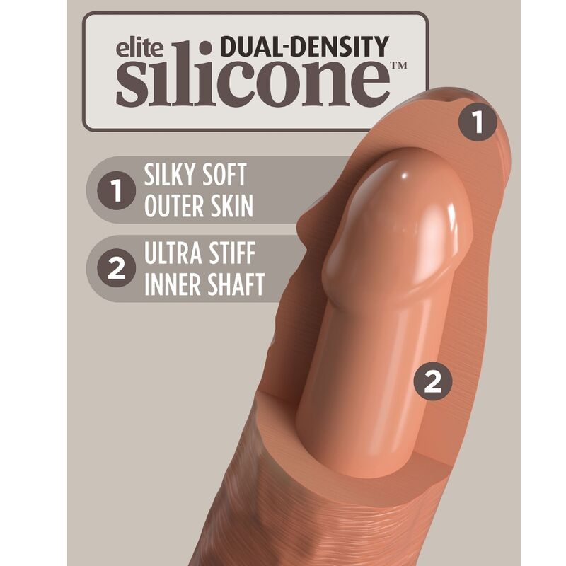 KING COCK - ELITE COMODA IMBRACATURA REGOLABILE CON DILDO 17.8 CM - KING COCK | Lingerie Harness Boutique