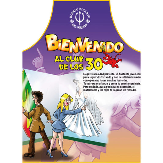 DIABLO PICANTE - APRON 30 YEARS SPANISH TEXT