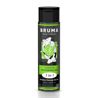 BRUMA - PREMIUM MASSAGE OIL HEAT EFFECT WATERMELON FLAVOUR 3 IN 1 - 100 ML