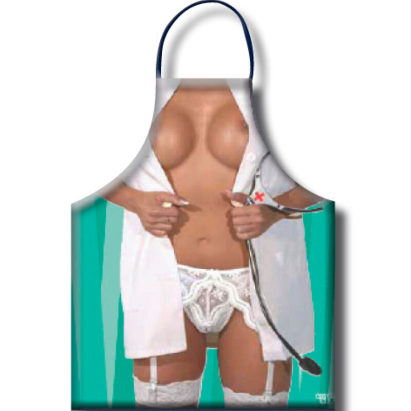DIABLO PICANTE - GREMBIULE DA INFERMIERA DONNA - DIABLO PICANTE | Lingerie Harness Boutique