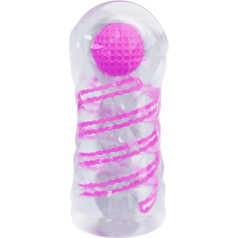 PRETTY LOVE - MASTURBATORE MASCHILE FANTASY CON SPIRALE INTERNA E SFERE TRASPARENTI - PRETTY LOVE MALE | Lingerie Harness Boutique