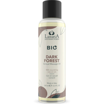 INTIMATELINE LUXURIA - OLIO DA MASSAGGIO BIO FORESTA OSCURA 100 ML - INTIMATELINE LUXURIA | Lingerie Harness Boutique