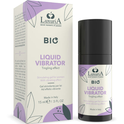 INTIMATELINE LUXURIA - GEL BIO STIMOLANTE PER LEI EFFETTO VIBRANTE 15 ML - INTIMATELINE LUXURIA | Lingerie Harness Boutique