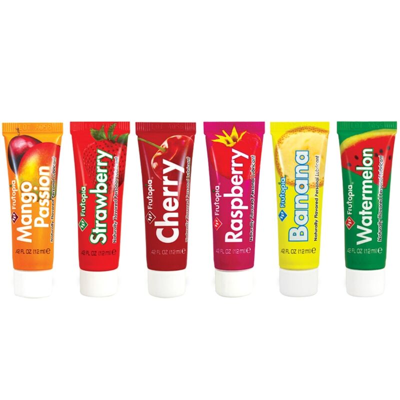 ID FRUTOPIA - LUBRIFICANTI ASSORTITI 5 CONFEZIONE DA 12 ML - ID FRUTOPIA | Lingerie Harness Boutique