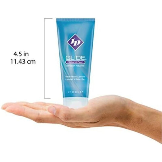 ID GLIDE - LUBRIFICANTE A BASE ACQUA DA VIAGGIO ULTRA LUNGA DURATA TUBO 60 ML - ID GLIDE | Lingerie Harness Boutique