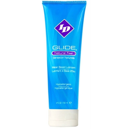 ID GLIDE - LUBRIFICANTE A BASE ACQUA DA VIAGGIO ULTRA LUNGA DURATA TUBO 120 ML - ID GLIDE | Lingerie Harness Boutique