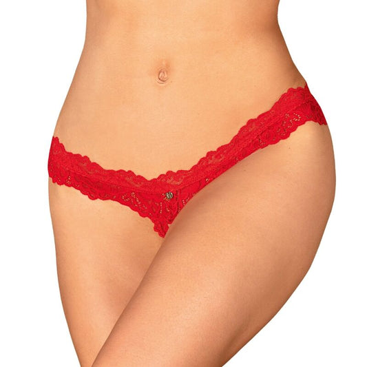 OBSESSIVE - AMOR CHERRIS CROTCHLESS THONG L/XL