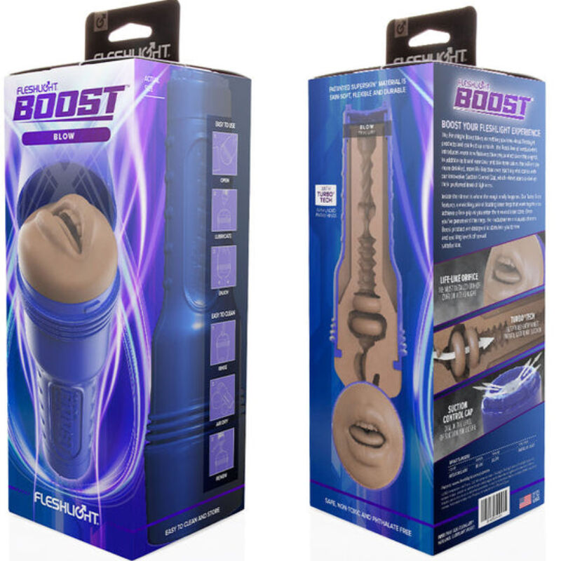 FLESHLIGHT BOOST - MASTURBADOR BLOW MD FLESH BOCCA RP - FLESHLIGHT BOOST | Lingerie Harness Boutique