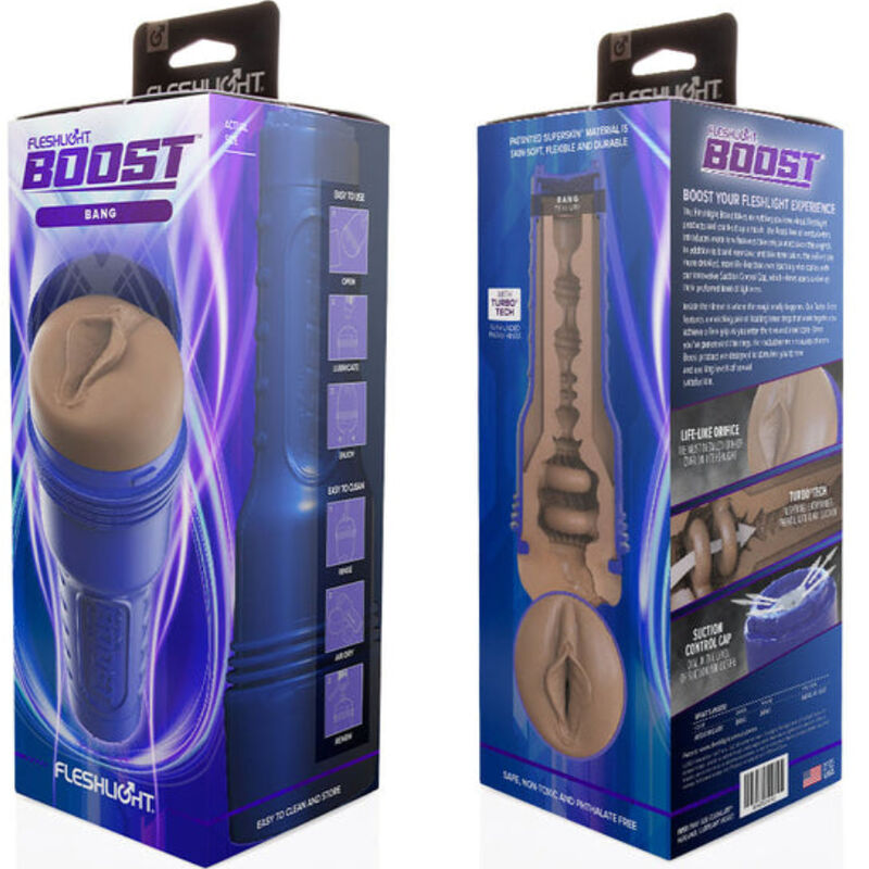 FLESHLIGHT BOOST - MASTURBADOR VAGINA BANG MD FLESH RP - FLESHLIGHT BOOST | Lingerie Harness Boutique