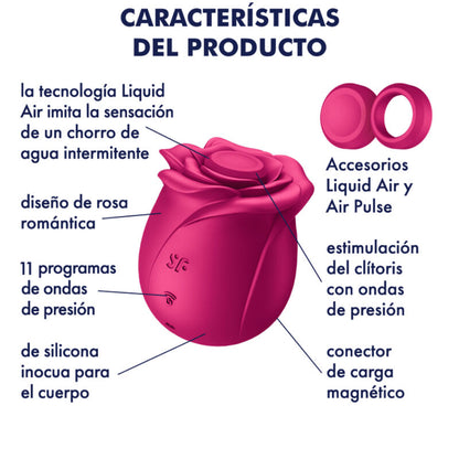SATISFYER - AIR PULSE VIBRATORE PRO 2 CLASSIC BLOSSOM - SATISFYER AIR PULSE | Lingerie Harness Boutique
