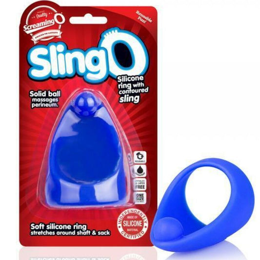 SCREAMING O - BLUE SLINGO RING