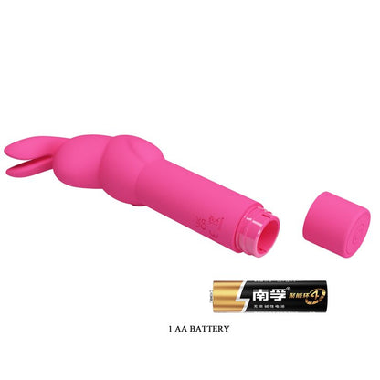 PRETTY LOVE - VIBRATORE IN SILICONE GERARDO FUSCHIA RABBIT - PRETTY LOVE | Lingerie Harness Boutique