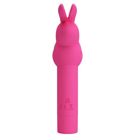 PRETTY LOVE - GERARDO FUSCHIA SILICONE RABBIT VIBRATOR