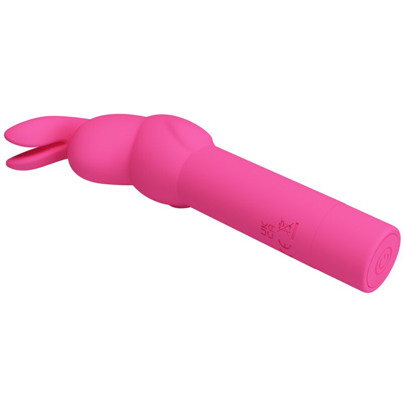 PRETTY LOVE - GERARDO FUSCHIA SILICONE RABBIT VIBRATOR