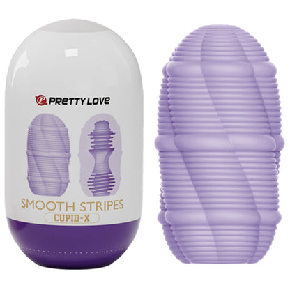 PRETTY LOVE - UOVO MASTURBATORE CUPIDO A STRISCE LISCE - PRETTY LOVE MALE | Lingerie Harness Boutique