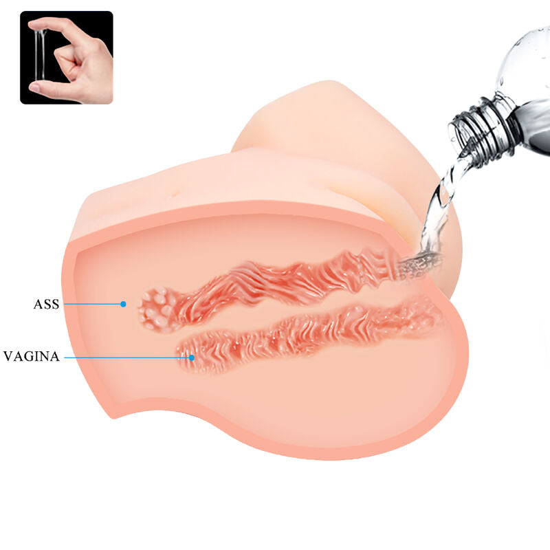CRAZY BULL - DOPPIA VIBRAZIONE REALISTICA DELLA VAGINA E DELLANO - CRAZY BULL | Lingerie Harness Boutique
