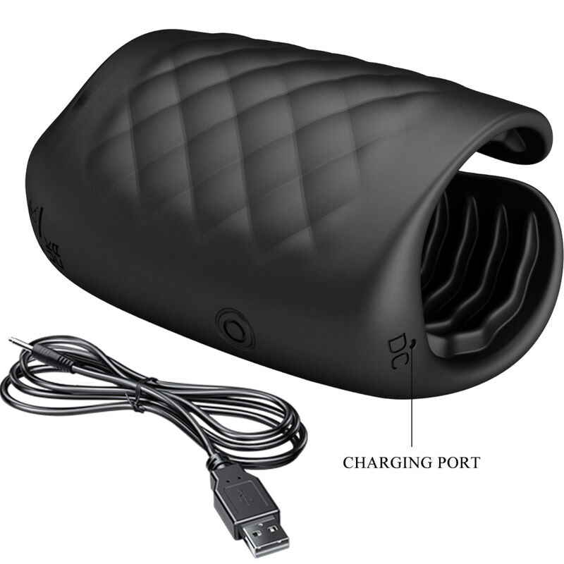 PRETTY LOVE - MASTURBATORE MANUALE PER GHIANDOLA VIBRATORE RICARICABILE - PRETTY LOVE MALE | Lingerie Harness Boutique