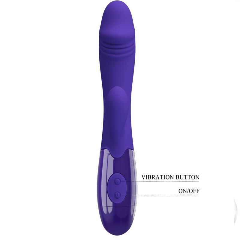 PRETTY LOVE - VIBRATORE SNAPPY YOUTH E STIMOLATORE DEL PUNTO G VIOLETTO - PRETTY LOVE LED | Lingerie Harness Boutique