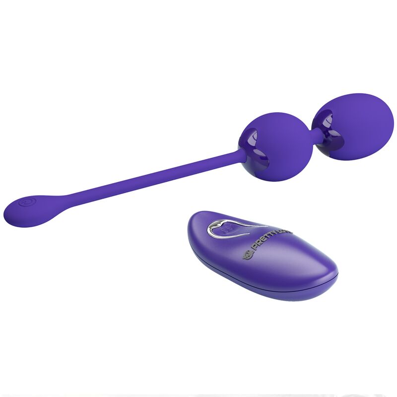 PRETTY LOVE - WILLIE YOUTH REMOTE CONTROL BALLS AND VIBRATION PURPLE