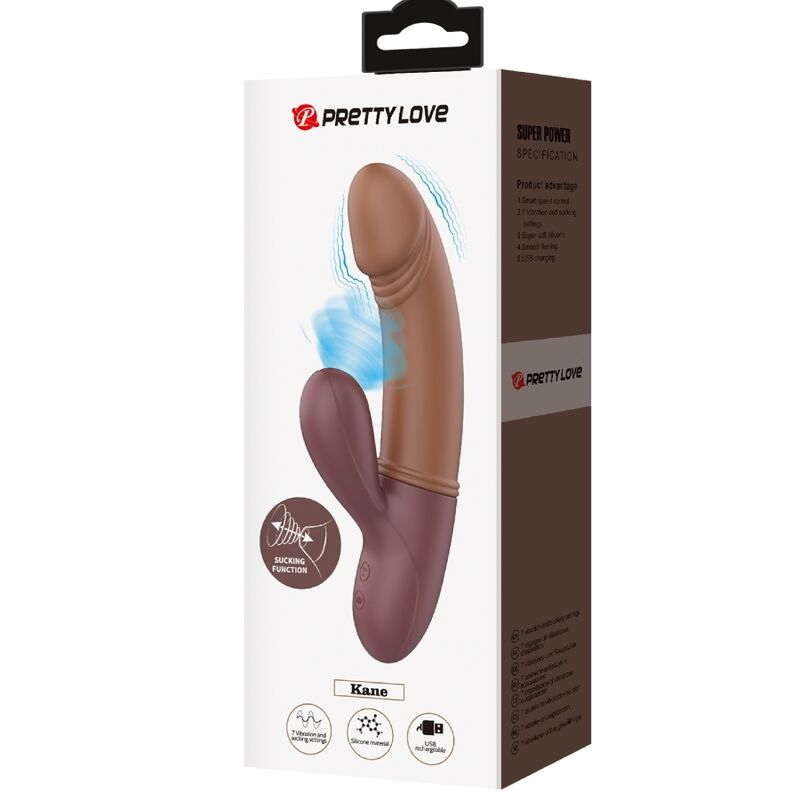 PRETTY LOVE - KANE G-SPOT VIBRATOR AND SUCTION CUP