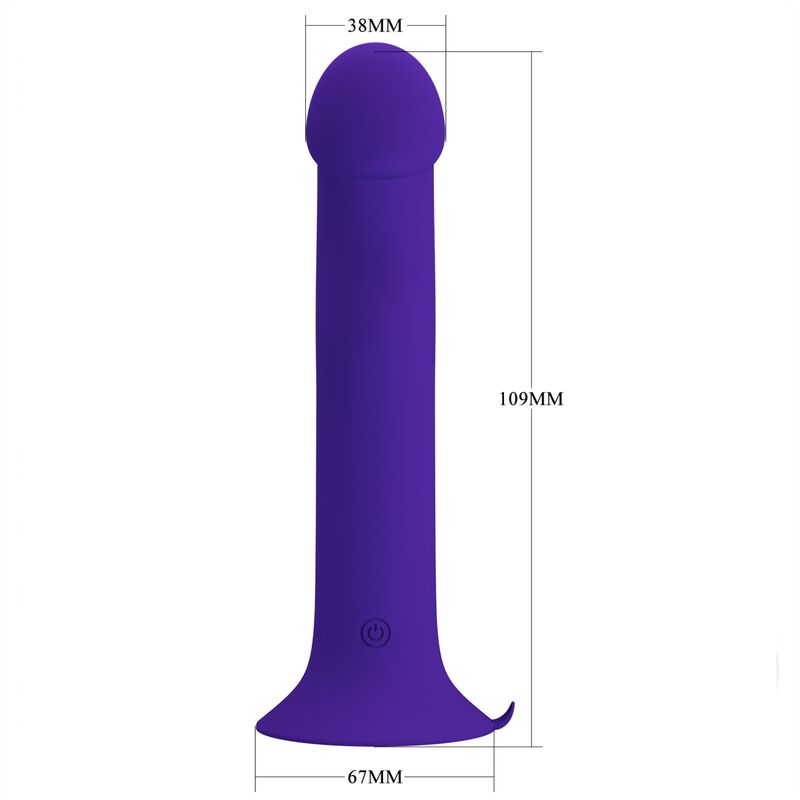 PRETTY LOVE - DILDO VIBRANTE MURRAY YOUTH E VIOLETTO RICARICABILE - PRETTY LOVE LED | Lingerie Harness Boutique