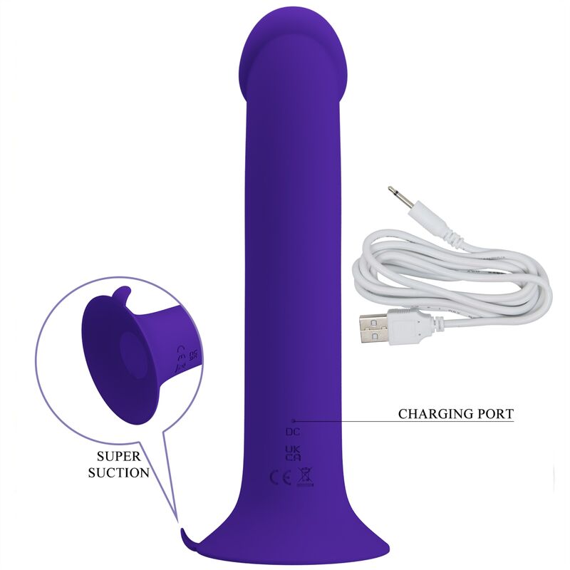 PRETTY LOVE - DILDO VIBRANTE MURRAY YOUTH E VIOLETTO RICARICABILE - PRETTY LOVE LED | Lingerie Harness Boutique