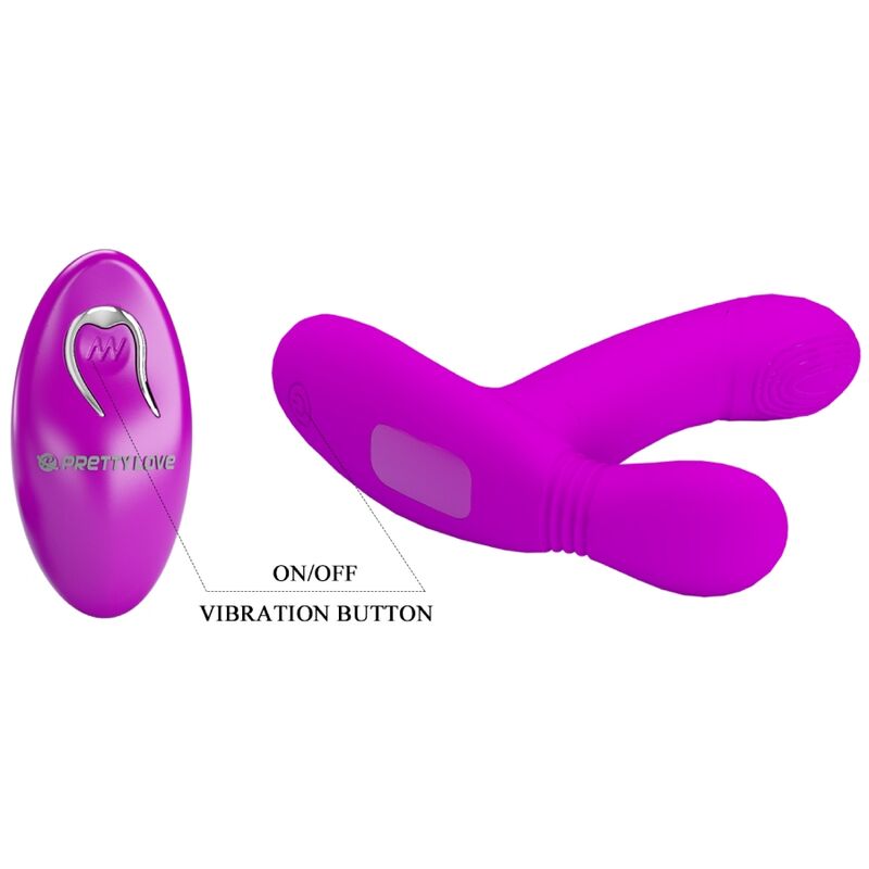 PRETTY LOVE - GERI CLITORAL MASSAGER REMOTE CONTROL PINK