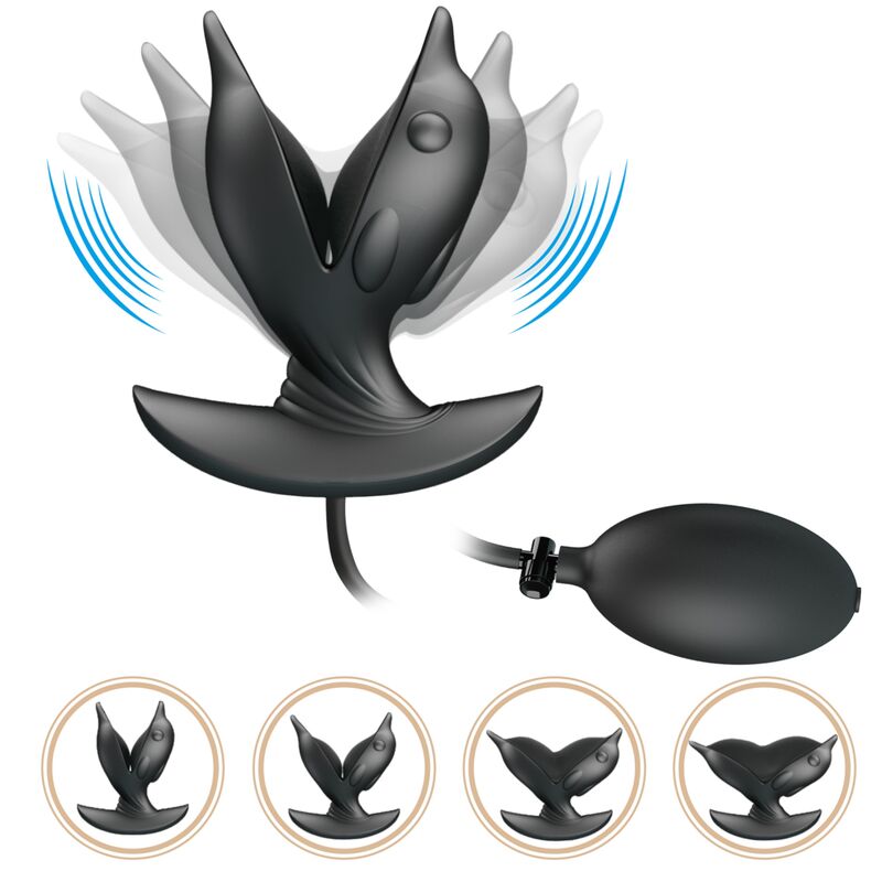 PRETTY LOVE - PLUG ANALE DELFIN GONFIABILE E RICARICABILE - PRETTY LOVE BOTTOM | Lingerie Harness Boutique