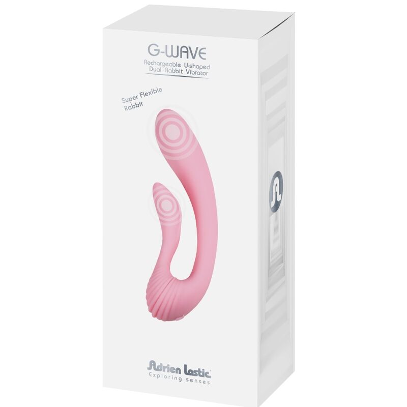 ADRIEN LASTIC - G-WAVE DUAL RABBIT PINK VIBRATOR