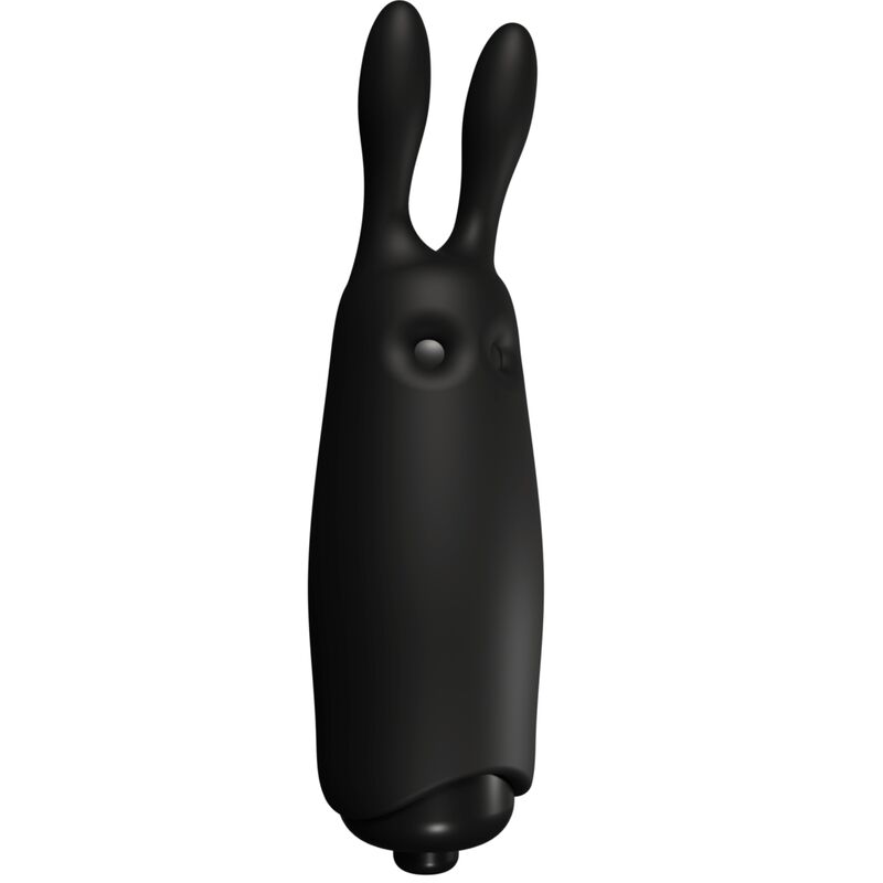 ADRIEN LASTIC - BLACK POCKET RABBIT VIBRATOR IN LASTIC