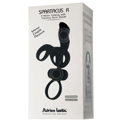 ADRIEN LASTIC - SPARTACUS RING AND PENIS SHEATH WITH VIBRATOR