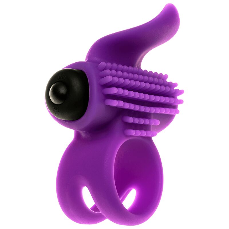 ADRIEN LASTIC - ANELLO VIBRATORE BULLET LASTIC VIOLA - ADRIEN LASTIC | Lingerie Harness Boutique