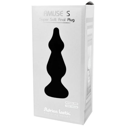 ADRIEN LASTIC - AMUSE PLUG ANALE IN SILICONE NERO TAGLIA S