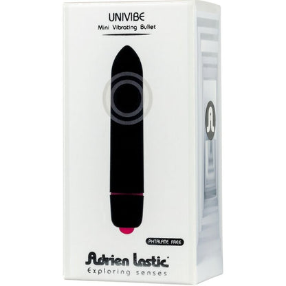 ADRIEN LASTIC - UNIVIBE BLACK VIBRATING MINI BULLET