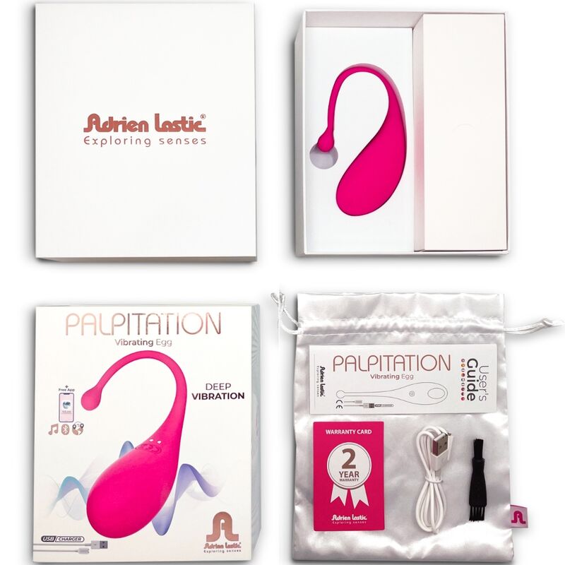 ADRIEN LASTIC - PALPITAZIONE UOVO VIBRANTE ROSA - APP GRATUITA