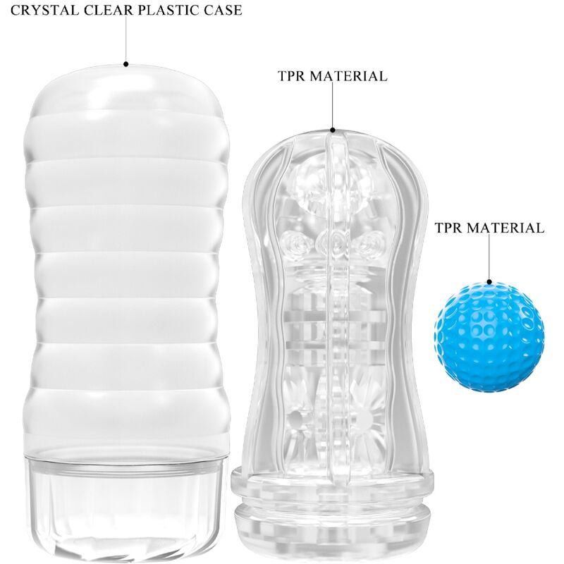 PRETTY LOVE - COPERTURA MASTURBATORE PLANET BLUE - PRETTY LOVE MALE | Lingerie Harness Boutique