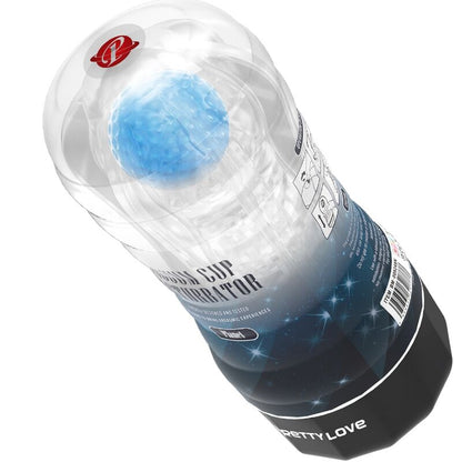 PRETTY LOVE - COPERTURA MASTURBATORE PLANET BLUE - PRETTY LOVE MALE | Lingerie Harness Boutique