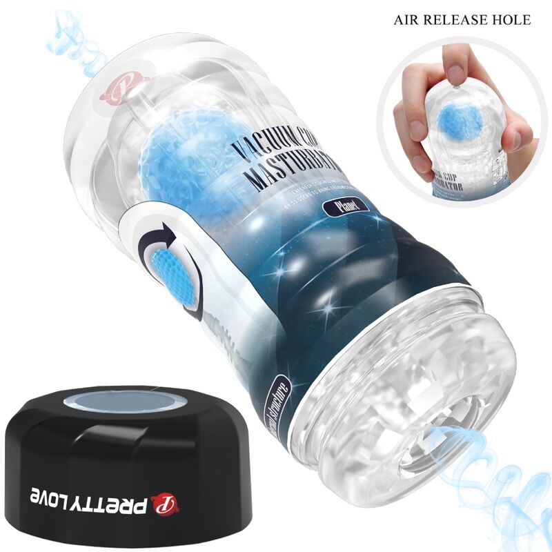 PRETTY LOVE - COPERTURA MASTURBATORE PLANET BLUE - PRETTY LOVE MALE | Lingerie Harness Boutique