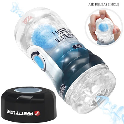 PRETTY LOVE - COPERTURA MASTURBATORE PLANET BLUE - PRETTY LOVE MALE | Lingerie Harness Boutique