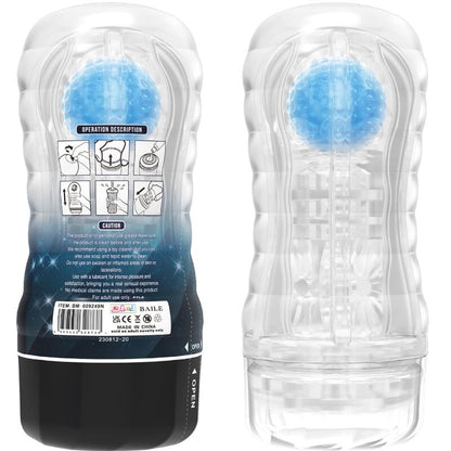 PRETTY LOVE - COPERTURA MASTURBATORE PLANET BLUE - PRETTY LOVE MALE | Lingerie Harness Boutique